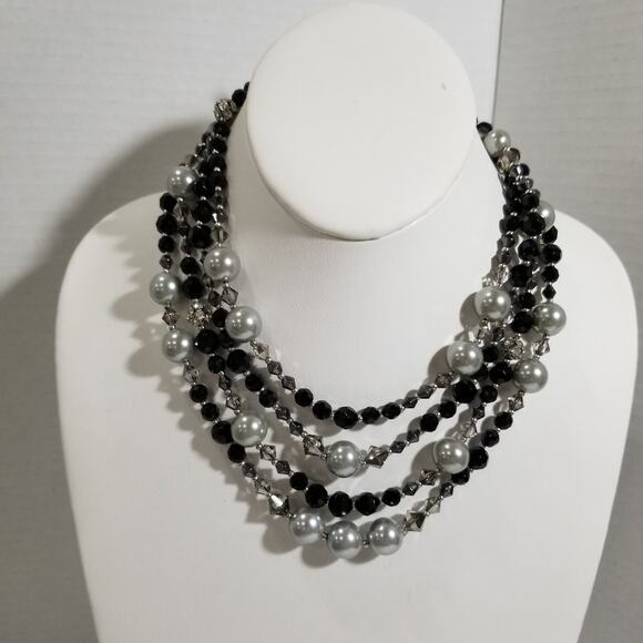 Black house white market multilayer necklace 1.1682 - Picture 10 of 10